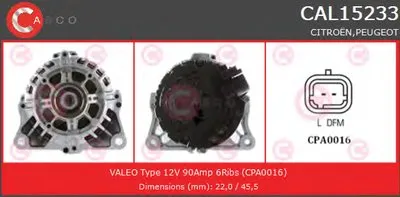 Генератор GENUINE SERIES CASCO купить