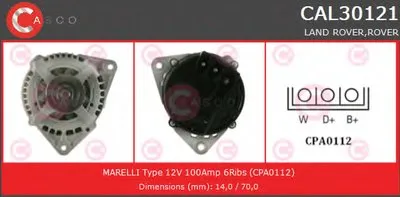 Генератор BRAND NEW SERIES CASCO купить