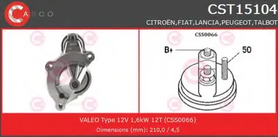 Стартер BRAND NEW SERIES CASCO купить