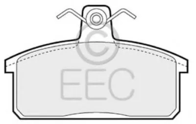 Комплект тормозных колодок, дисковый тормоз EEC купить