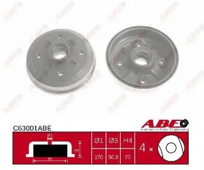 Тормозной барабан ABE купить