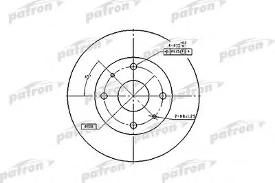 Тормозной диск PATRON купить