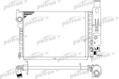 Радиатор, охлаждение двигателя PATRON купить