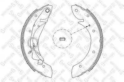 Комплект тормозных колодок STELLOX купить