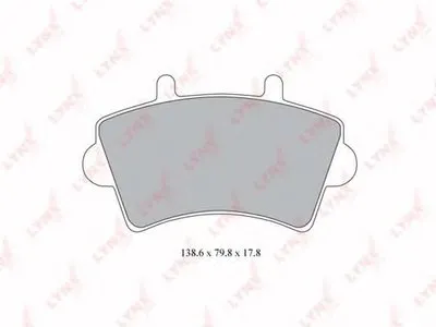 Комплект тормозных колодок, дисковый тормоз LYNXauto купить