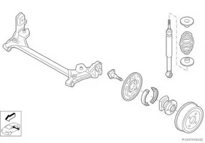Рулевое управление; Подвеска колеса HERTH+BUSS JAKOPARTS купить
