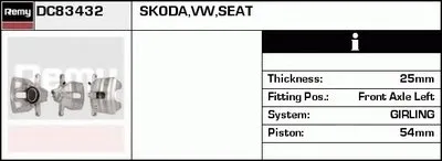 Тормозной суппорт Remanufactured REMY (Multiline) DELCO REMY купить