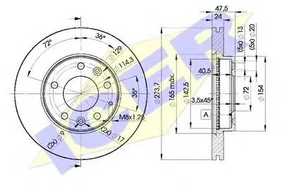 Тормозной диск ICER купить