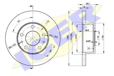 Тормозной диск ICER купить