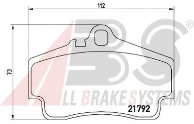 Комплект тормозных колодок, дисковый тормоз SPORTLINE A.B.S. купить
