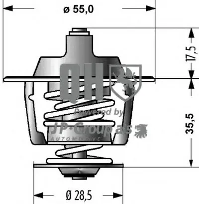 Термостат, охлаждающая жидкость QH JP GROUP купить