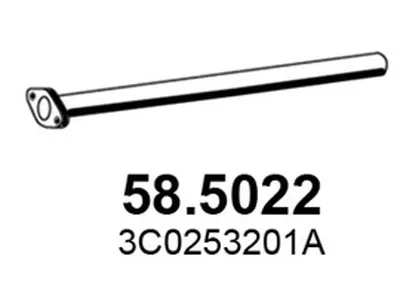 Труба выхлопного газа ASSO купить
