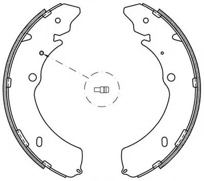 Комплект тормозных колодок ADVANCE OPEN PARTS купить