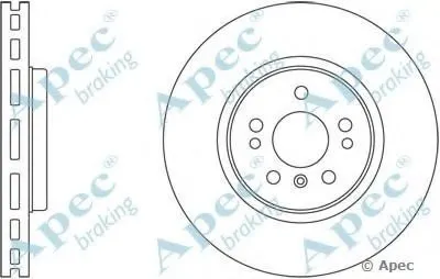 Тормозной диск APEC braking купить