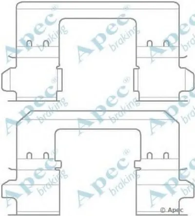 Комплектующие, тормозные колодки APEC braking купить