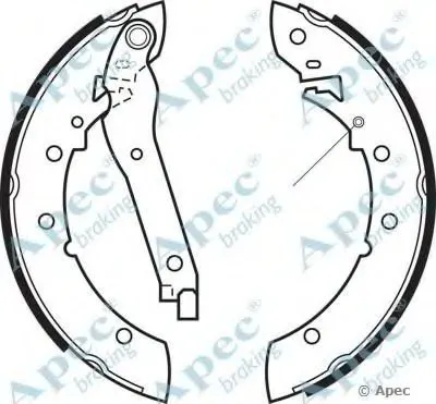 Тормозные колодки APEC braking купить