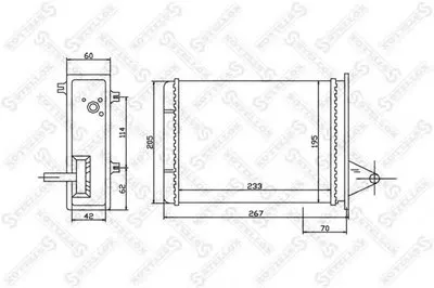 Теплообменник, отопление салона STELLOX купить