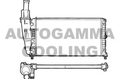 Радиатор, охлаждение двигателя AUTOGAMMA купить