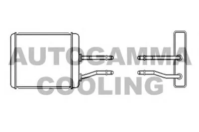 Теплообменник, отопление салона AUTOGAMMA купить