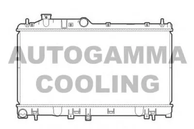 Радиатор, охлаждение двигателя AUTOGAMMA купить