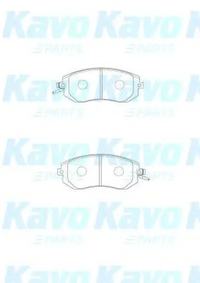 Комплект тормозных колодок, дисковый тормоз MK KASHIYAMA KAVO PARTS купить