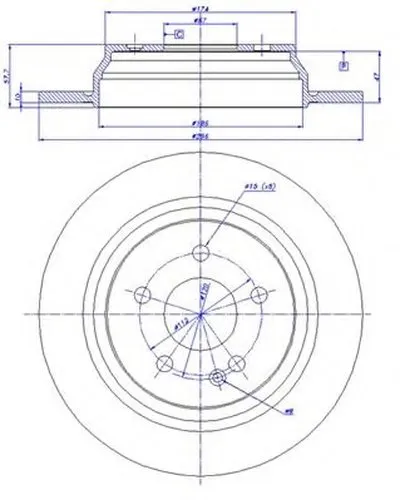 Тормозной диск HC CAR купить