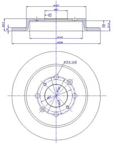 Тормозной диск CAR купить