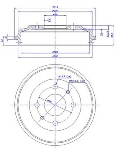 Тормозной барабан CAR купить