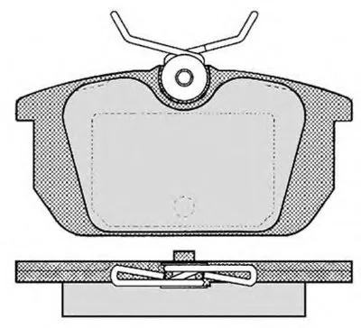 Комплект тормозных колодок, дисковый тормоз RAICAM купить