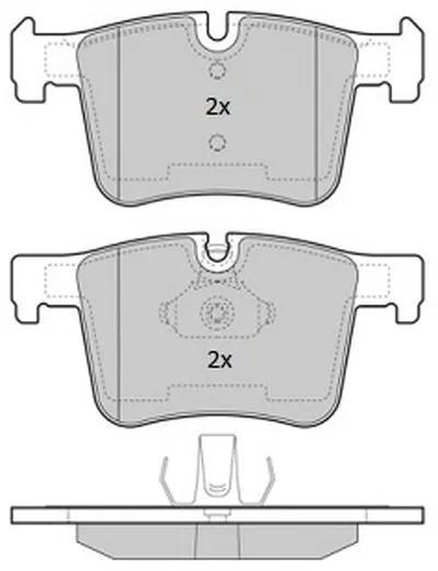 Комплект тормозных колодок, дисковый тормоз FREMAX купить