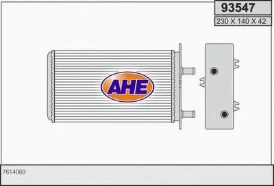 Теплообменник, отопление салона AHE купить
