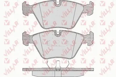 Комплект тормозных колодок, дисковый тормоз VILLAR купить