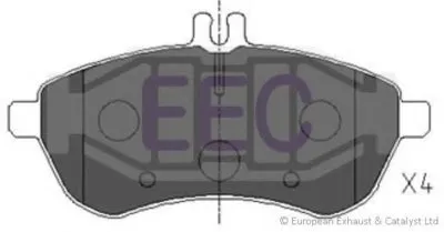 Комплект тормозных колодок, дисковый тормоз EEC купить
