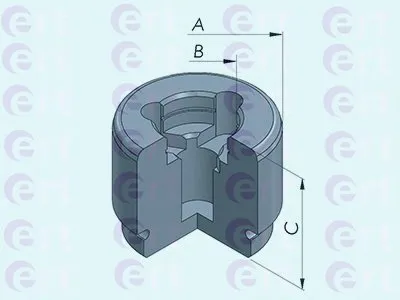 Поршень, корпус скобы тормоза ERT купить