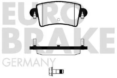 Комплект тормозных колодок, дисковый тормоз EUROBRAKE купить