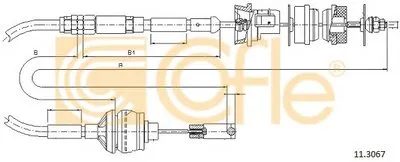 Тросик сцепления COFLE купить