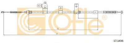 Трос, стояночная тормозная система COFLE купить