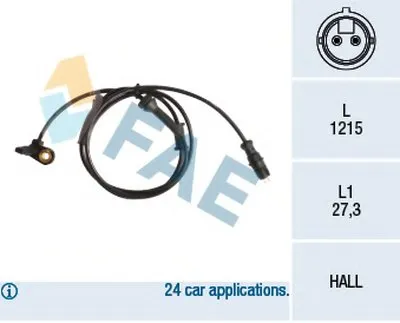 Датчик, частота вращения колеса FAE купить