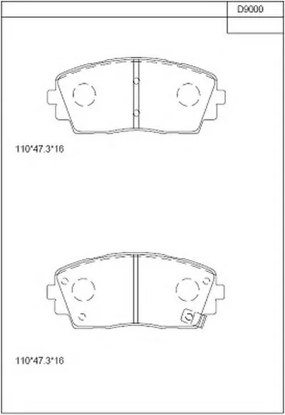Комплект тормозных колодок, дисковый тормоз ASIMCO купить