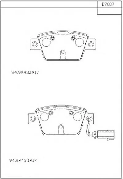 Комплект тормозных колодок, дисковый тормоз ASIMCO купить