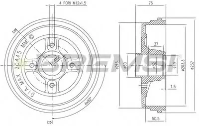 Тормозной барабан BREMSI купить