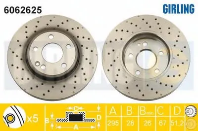 Тормозной диск GIRLING купить
