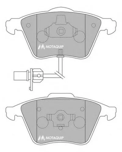 Комплект тормозных колодок, дисковый тормоз MOTAQUIP купить