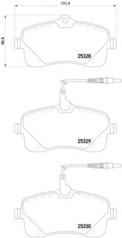 Комплект тормозных колодок, дисковый тормоз HELLA купить