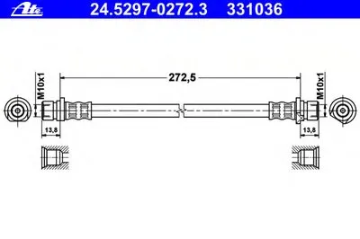 Тормозной шланг ATE купить