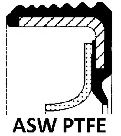 Уплотняющее кольцо, коленчатый вал; Уплотняющее кольцо, распределительный вал; Уплотнительное кольцо ELRING купить