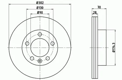 Тормозной диск MINTEX купить