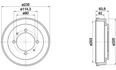 Тормозной барабан MINTEX купить