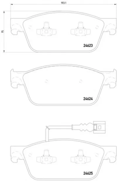 Комплект тормозных колодок, дисковый тормоз HELLA PAGID купить