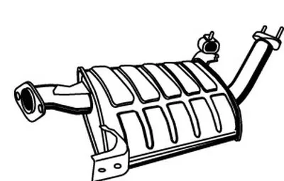 Средний глушитель выхлопных газов WALKER купить